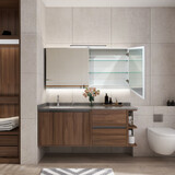 Oppio VANITY Spiegelkast 60x120 (RANDLOOS) Badkamerspiegel met verlichting Oppio VANITY Spiegelkast 60x120 (RANDLOOS) Badkamerspiegel met verlichting