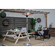 Oppio OPPIO Elektrische PRO Rond Terrasverwarmer 2100W (STAAND) - WIFI FUNCTIE
