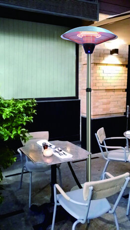 Oppio OPPIO Elektrische PRO Rond Terrasverwarmer 2100W (STAAND) - WIFI FUNCTIE Oppio OPPIO Elektrische PRO Rond Terrasverwarmer 2100W (STAAND) - WIFI FUNCTIE