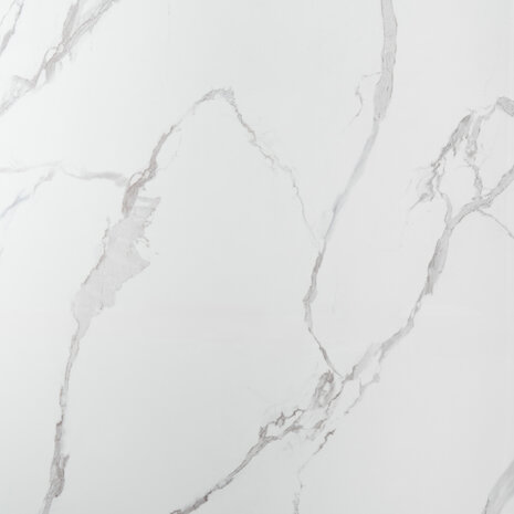 Oppio €59 PER PANEEL - 120x280x0,3 cm - PVC Wandpaneel Calacatta Marmer Wit / Grijs Hoogglans Oppio €59 PER PANEEL - 120x280x0,3 cm - PVC Wandpaneel Calacatta Marmer Wit / Grijs Hoogglans