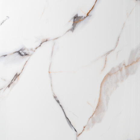 Oppio €49 PER PANEEL - 120x280x0,3 cm - PVC Wandpaneel Calacatta Gold Hoogglans Oppio €49 PER PANEEL - 120x280x0,3 cm - PVC Wandpaneel Calacatta Gold Hoogglans