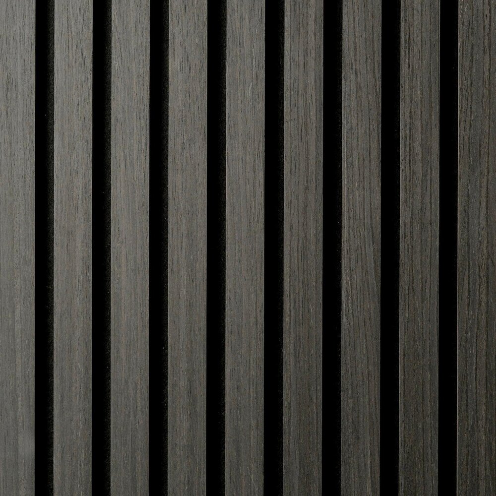 Oppio €45 PER PANEEL - 60x260 cm ZWART Eiken akoestische wand panel lattenwand met Vilt Oppio €45 PER PANEEL - 60x260 cm ZWART Eiken akoestische wand panel lattenwand met Vilt