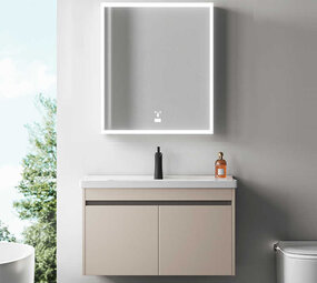 Oppio ZEYN Spiegelkast 60×70 Badkamerspiegel met verlichting Oppio ZEYN Spiegelkast 60×70 Badkamerspiegel met verlichting