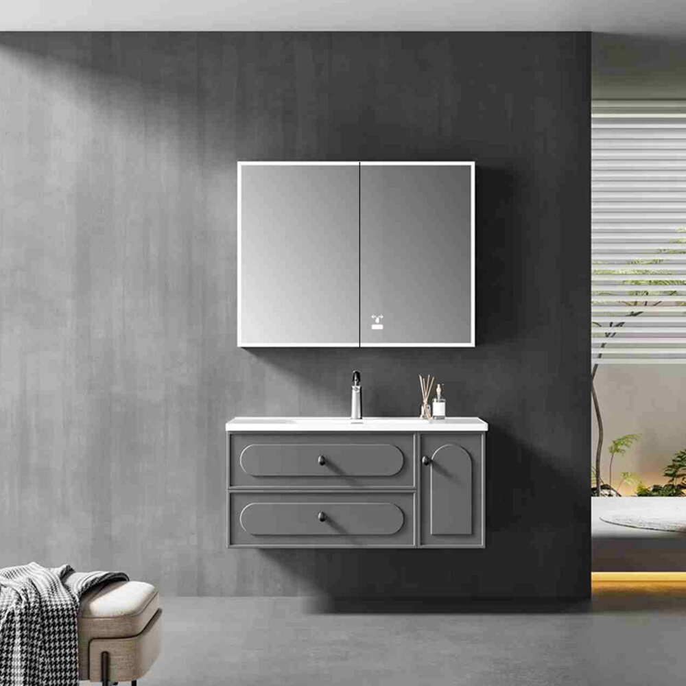 Oppio ZEYN Spiegelkast 120×70 Badkamerspiegel met verlichting Oppio ZEYN Spiegelkast 120×70 Badkamerspiegel met verlichting