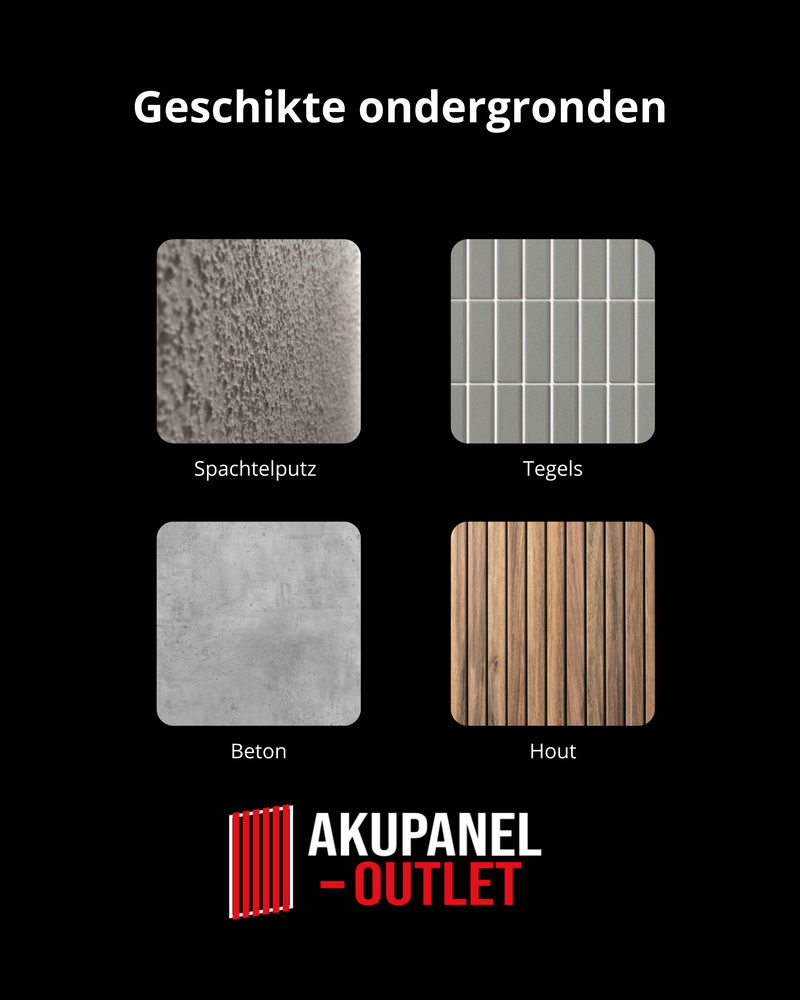Oppio OPPIO Viltpaneel Grijs - SCHRUB - 280x56 cm - Brandvertragend & Geluiddempend