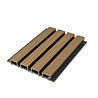 Oppio €35 Per Stuk - TEAK - Zwarte strepen - Gevelbekleding – Composiet | 290 x 22 cm | Gevel | Tuin | 3D Houtnerf Oppio €35 Per Stuk - TEAK - Zwarte strepen - Gevelbekleding – Composiet | 290 x 22 cm | Gevel | Tuin | 3D Houtnerf