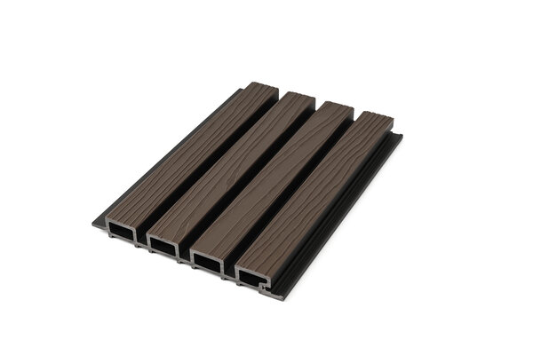 Oppio €28 Per Stuk - ROSEWOOD - Zwarte strepen - Gevelbekleding – Composiet | 290 x 22 cm | Gevel | Tuin |