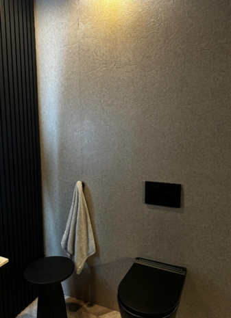 Oppio €89 PER PANEEL - 120x280x0,3 cm - PVC Wandpaneel MAT Beton Licht Grijs