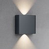 OPPIO SQUARE - Antraciet - Up & Down - LED Wandlamp -  Voor Buiten en Binnen