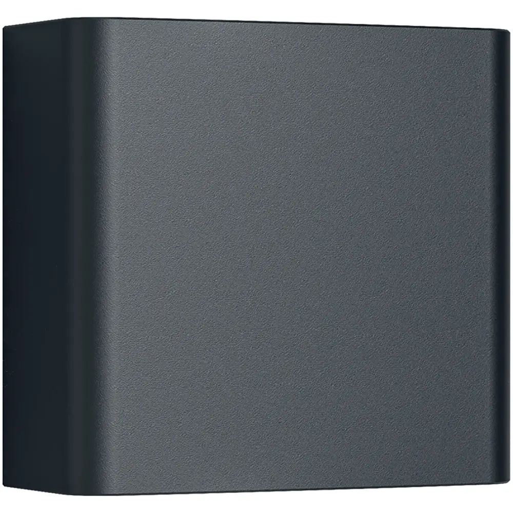 OPPIO SQUARE - Antraciet - Up & Down - LED Wandlamp -  Voor Buiten en Binnen OPPIO SQUARE - Antraciet - Up & Down - LED Wandlamp -  Voor Buiten en Binnen