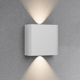 OPPIO SQUARE - Wit - Up & Down - LED Wandlamp -  Voor Buiten en Binnen OPPIO SQUARE - Wit - Up & Down - LED Wandlamp -  Voor Buiten en Binnen