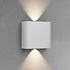 OPPIO SQUARE - Wit - Up & Down - LED Wandlamp -  Voor Buiten en Binnen
