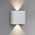 OPPIO SQUARE - Wit - Up & Down - LED Wandlamp -  Voor Buiten en Binnen OPPIO SQUARE - Wit - Up & Down - LED Wandlamp -  Voor Buiten en Binnen