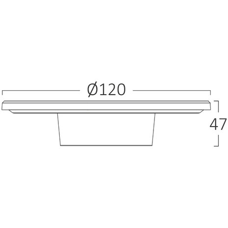 OPPIO Plinto - Zwart - Rond - LED Wandlamp - Voor Buiten en Binnen