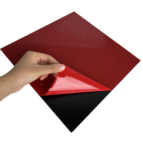 Oppio Silver Glass Mat - Zelfklevend Mozaiek 300x300x4mm