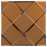 Oppio COPPER Glass Mat - Zelfklevend Mozaiek 300x300x4mm Oppio COPPER Glass Mat - Zelfklevend Mozaiek 300x300x4mm