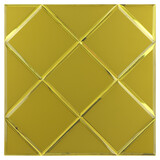 Oppio GOLD Glass Mat - Zelfklevend Mozaiek 300x300x4mm Oppio GOLD Glass Mat - Zelfklevend Mozaiek 300x300x4mm