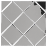 Oppio Silver Glass - Zelfklevend Mozaiek 300x300x4mm Oppio Silver Glass - Zelfklevend Mozaiek 300x300x4mm