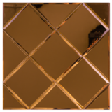 Oppio COPPER Glass  - Zelfklevend Mozaiek 300x300x4mm Oppio COPPER Glass  - Zelfklevend Mozaiek 300x300x4mm
