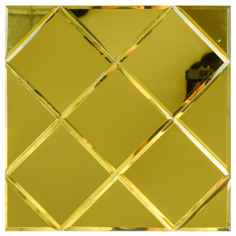 Oppio GOLD Glass - Zelfklevend Mozaiek 300x300x4mm Oppio GOLD Glass - Zelfklevend Mozaiek 300x300x4mm