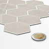 Oppio BEIGE MARBLE Hexagon - Zelfklevende Mozaïek 29.2x25.4x3.3 mm Oppio BEIGE MARBLE Hexagon - Zelfklevende Mozaïek 29.2x25.4x3.3 mm