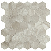 XL Stone Taupe HEXAGON - Zelfklevend Mozaïek 290x288mm