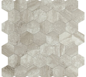 Oppio XL Stone Taupe HEXAGON - Zelfklevend Mozaïek 290x288mm Oppio XL Stone Taupe HEXAGON - Zelfklevend Mozaïek 290x288mm