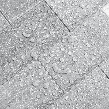 Oppio Beton Licht Grijs METRO - Zelfklevende Mozaïek 30.5x30.5x4 mm