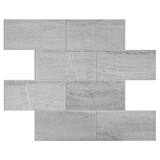 Oppio Beton Licht Grijs METRO - Zelfklevende Mozaïek 30.5x30.5x4 mm