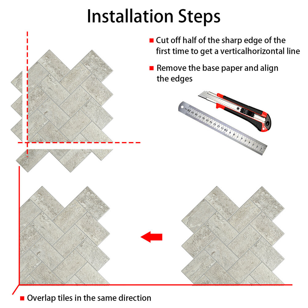 Oppio XL Visgraat Stone Taupe - Zelfklevend Mozaïek 29.5x28.8x3.3 mm Oppio XL Visgraat Stone Taupe - Zelfklevend Mozaïek 29.5x28.8x3.3 mm