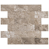 Natuursteen Taupe METRO - Zelfklevend Mozaïek 29.5x28.8x3.3 mm