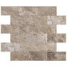 Oppio Natuursteen Taupe METRO - Zelfklevend Mozaïek Oppio Natuursteen Taupe METRO - Zelfklevend Mozaïek