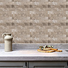 Oppio Natuursteen Taupe METRO - Zelfklevend Mozaïek Oppio Natuursteen Taupe METRO - Zelfklevend Mozaïek