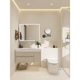 Oppio COSMO make-up spiegel (ZWART) Toilet / Badkamerspiegel met verlichting