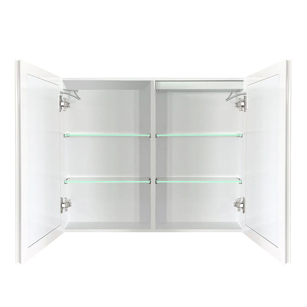 Oppio ZEYN Spiegelkast 100×70 Badkamerspiegel met verlichting Oppio ZEYN Spiegelkast 100×70 Badkamerspiegel met verlichting