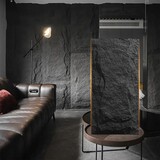 Oppio 3D XL LIGHT BLACK Rotswand Wandpaneel 60x120