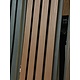 Oppio €28 Per Stuk - TEAK - Zwarte strepen - Gevelbekleding – Composiet | 290 x 22 cm | Gevel | Tuin | 3D Houtnerf