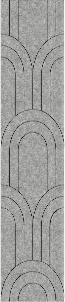 Oppio Sample -  OPPIO  Viltpaneel Barok Licht Grijs Viltpaneel
