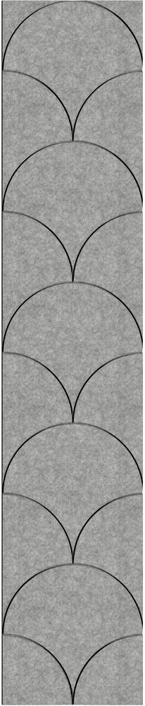Oppio Sample -  OPPIO  Viltpaneel Schrub Licht Grijs Viltpaneel