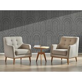 Oppio OPPIO Viltpaneel Grijs - BAROK - 280x60 cm - Brandvertragend & Geluiddempend