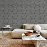 Oppio OPPIO Viltpaneel Grijs - HEXAGON - 60x280 cm - Brandvertragend & Geluiddempend Oppio OPPIO Viltpaneel Grijs - HEXAGON - 60x280 cm - Brandvertragend & Geluiddempend