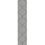 Oppio OPPIO Viltpaneel Licht Grijs - SCHRUB - 280x56 cm - Brandvertragend & Geluiddempend