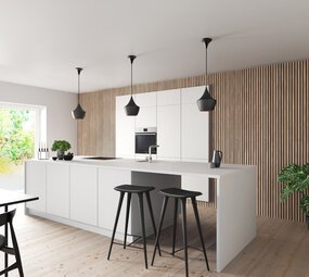 Oppio €45 PER PANEEL - 60x260 cm LICHT Eiken BEIGE akoestische wand panelen lattenwand met Vilt Oppio €45 PER PANEEL - 60x260 cm LICHT Eiken BEIGE akoestische wand panelen lattenwand met Vilt