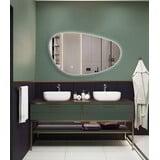 Oppio NOVA – 80 CM ( Randloos ) Toilet / Badkamerspiegel met verlichting