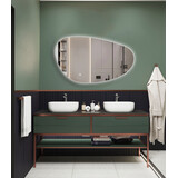 Oppio NOVA – 100 CM ( Randloos ) Toilet / Badkamerspiegel met verlichting