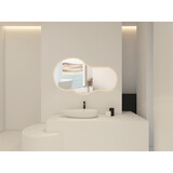 Oppio NEBULA – 80 CM ( Randloos ) Toilet / Badkamerspiegel met verlichting