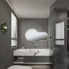 Oppio NEBULA – 100 CM ( Randloos ) Toilet / Badkamerspiegel met verlichting Oppio NEBULA – 100 CM ( Randloos ) Toilet / Badkamerspiegel met verlichting