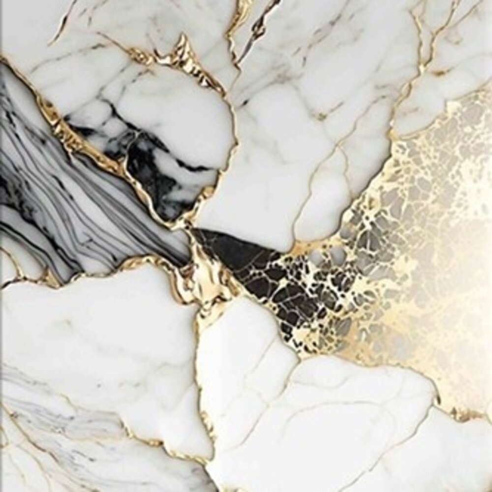 Oppio SAMPLE - PVC Wandpaneel Fantasy Gold -  Hoogglans