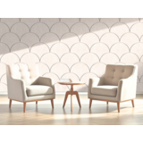 Oppio OPPIO Viltpaneel Beige - SCHRUB - 280x56 cm - Brandvertragend & Geluiddempend