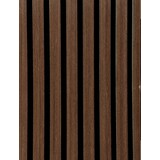 Oppio €37 PER PANEEL - 260x60 cm WENGE akoestische wand panelen lattenwand met Vilt Oppio €37 PER PANEEL - 260x60 cm WENGE akoestische wand panelen lattenwand met Vilt